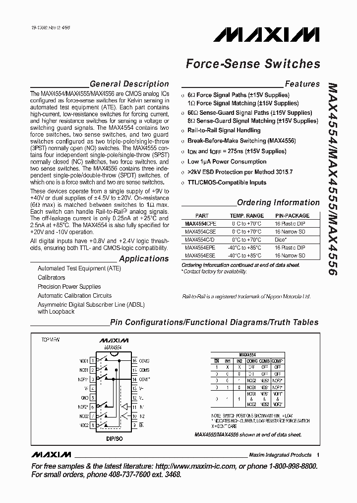 MAX4555CD_893595.PDF Datasheet