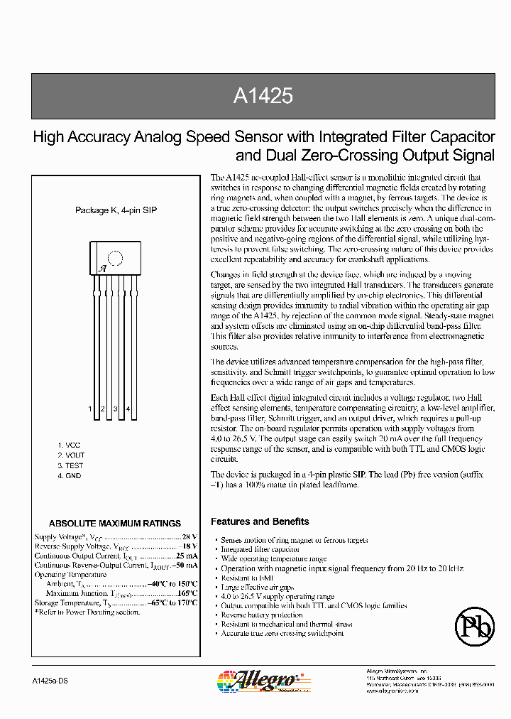 A1425LK-T_509026.PDF Datasheet