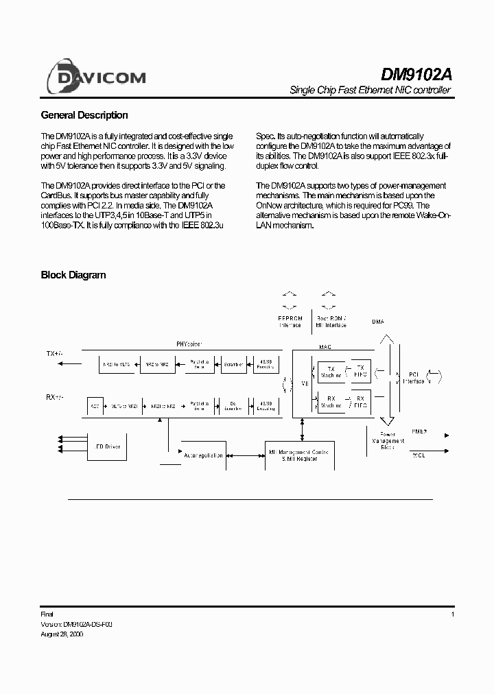 DM9102_897228.PDF Datasheet