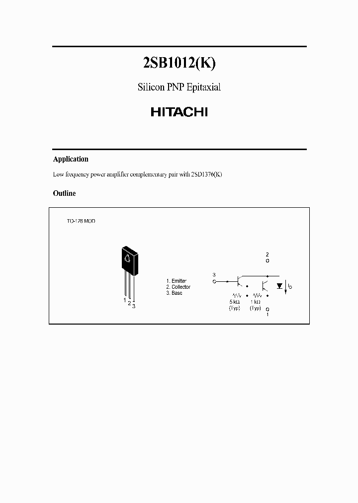 2SB1012_513237.PDF Datasheet