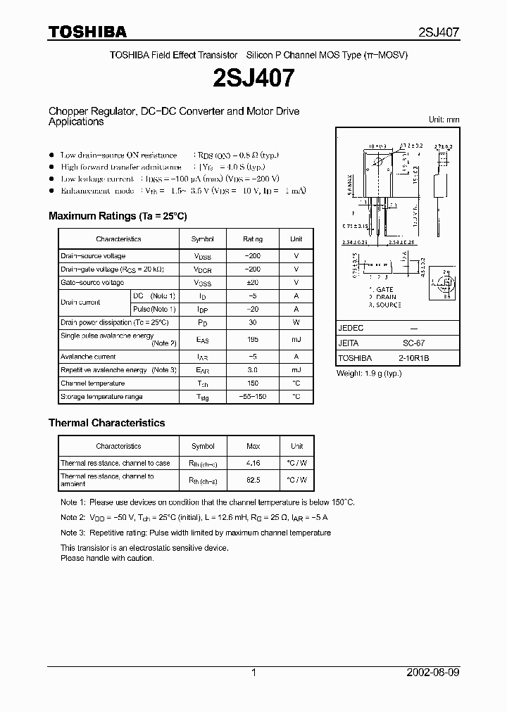 2SJ407_597331.PDF Datasheet