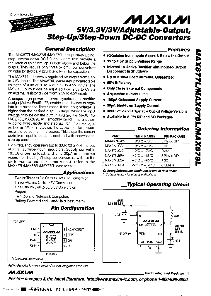 MAX877LMJA_551143.PDF Datasheet