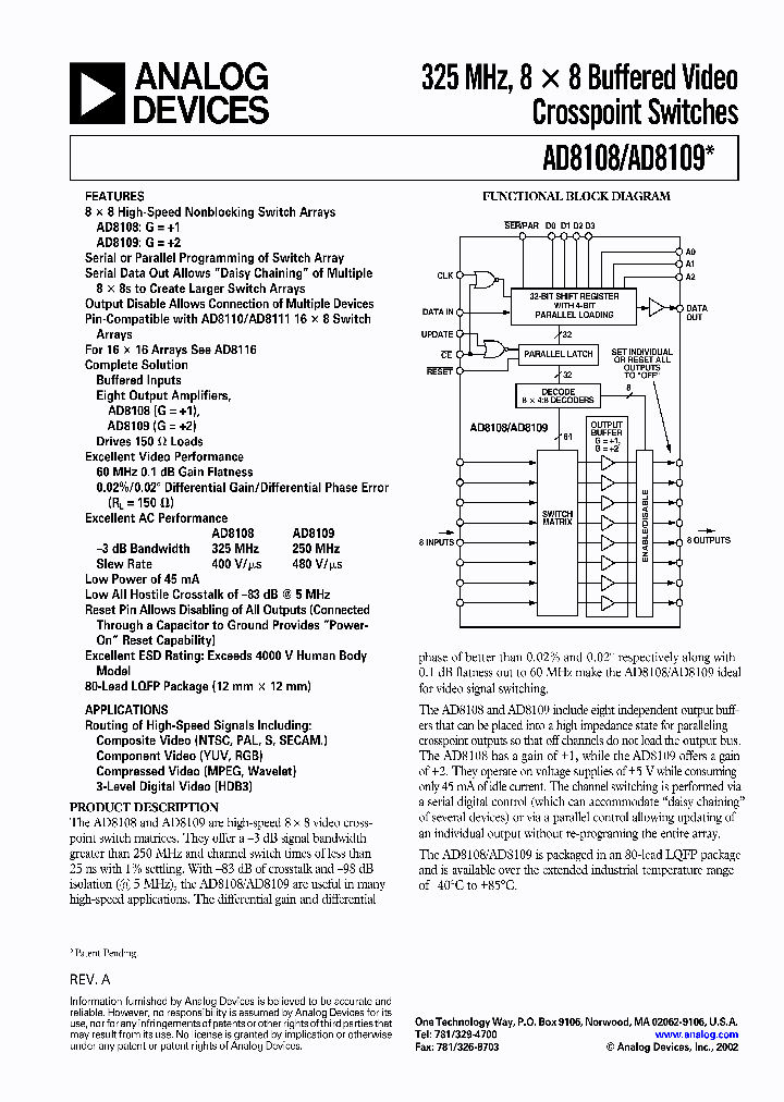 AD8108_668507.PDF Datasheet