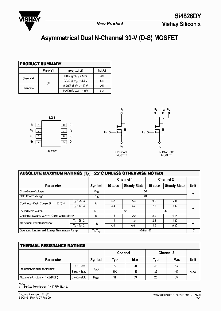 SI4826DY_723908.PDF Datasheet