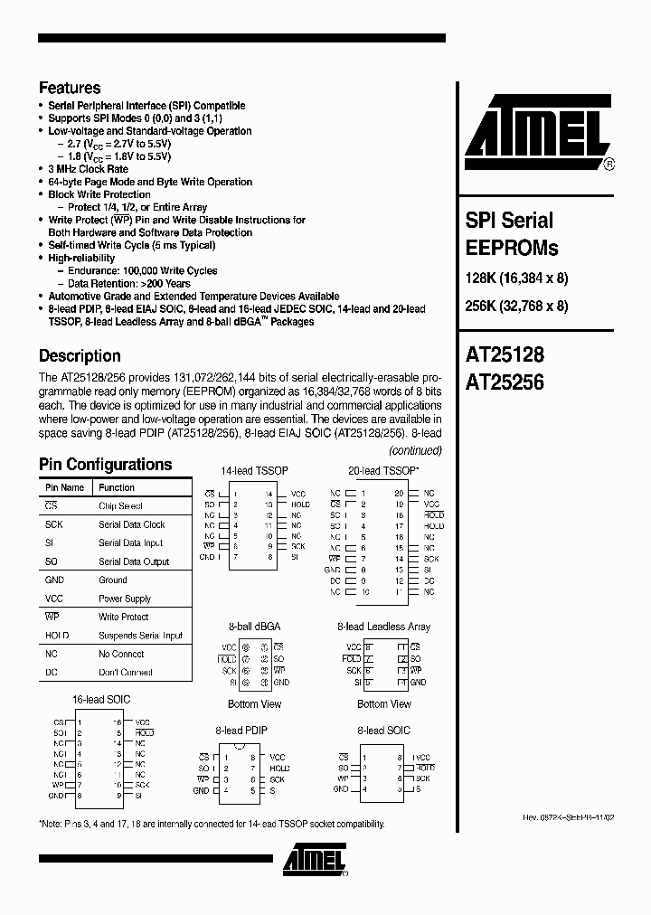 AT25128N-10SE-27_611624.PDF Datasheet