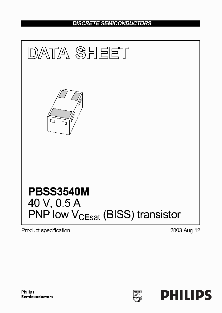 PBSS3540M_814437.PDF Datasheet