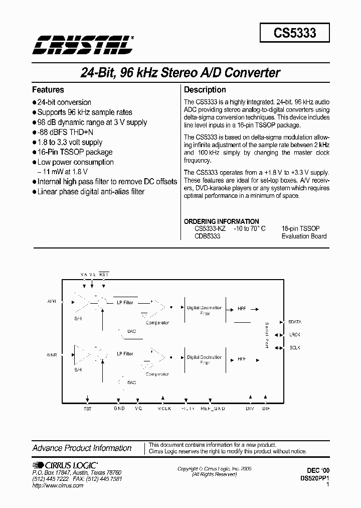 CS5333-KZ_639992.PDF Datasheet