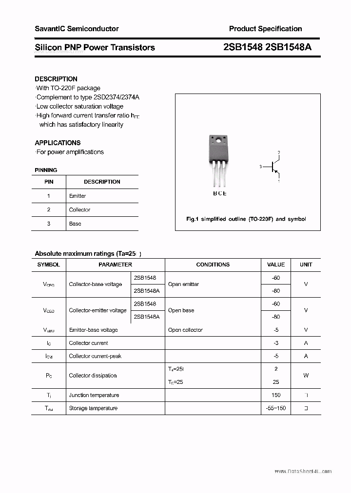 2SB1548_691072.PDF Datasheet