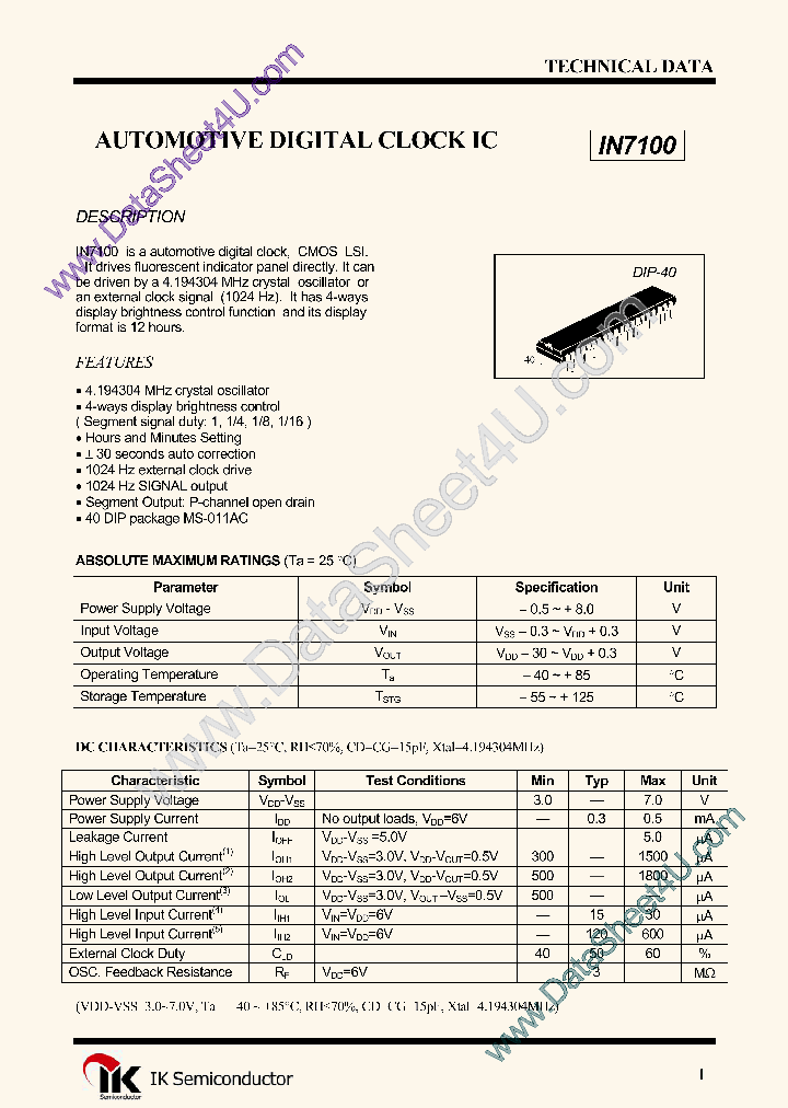 IN7100_696462.PDF Datasheet