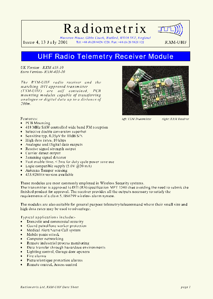 RXM-UHF_994729.PDF Datasheet