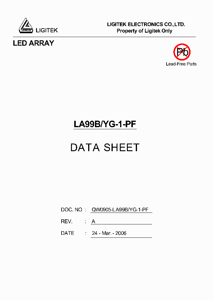 LA99B-YG-1-PF_1002511.PDF Datasheet