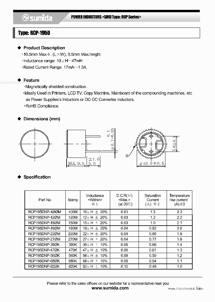 RCP-109D_725098.PDF Datasheet
