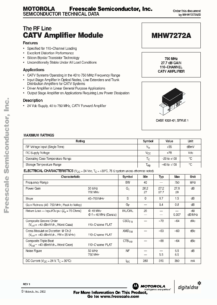 MHW7272A_952198.PDF Datasheet