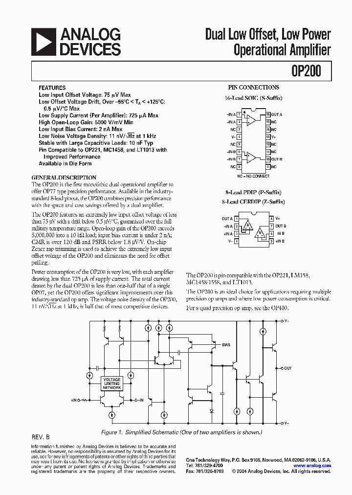 OP200GS-REEL_1064520.PDF Datasheet