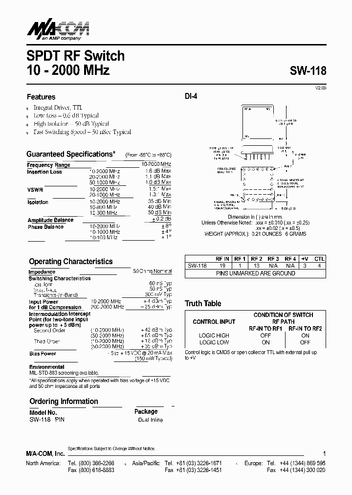 SW-118_671564.PDF Datasheet
