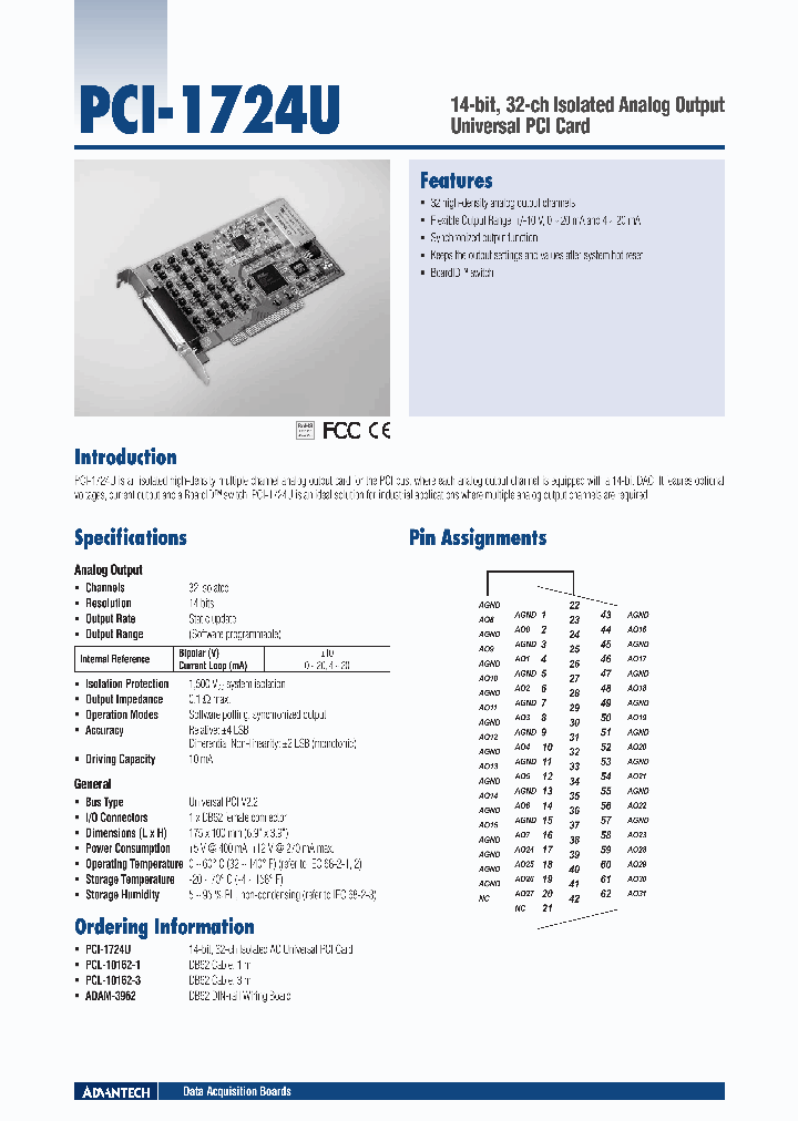 PCI-1724U_1079091.PDF Datasheet