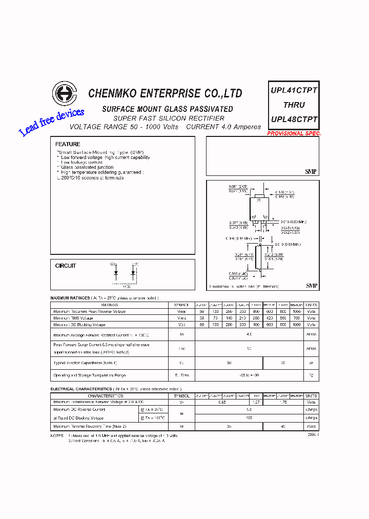 UPL43CTPT_1094714.PDF Datasheet