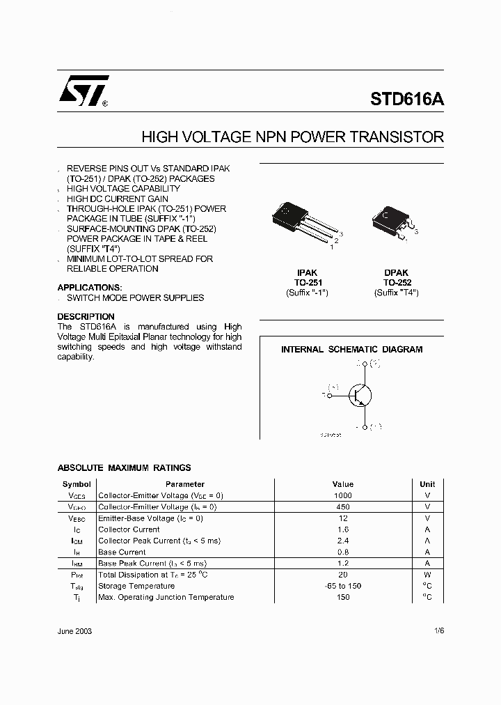 STD616A_771735.PDF Datasheet