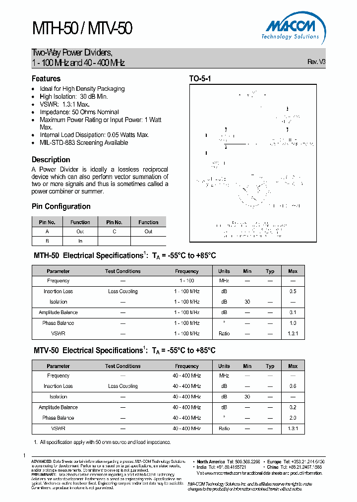 MTH-50_1114049.PDF Datasheet