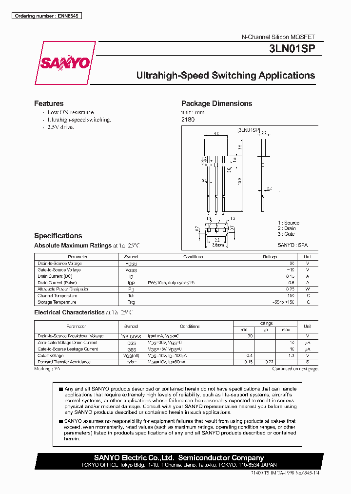 3LN01SP_985341.PDF Datasheet