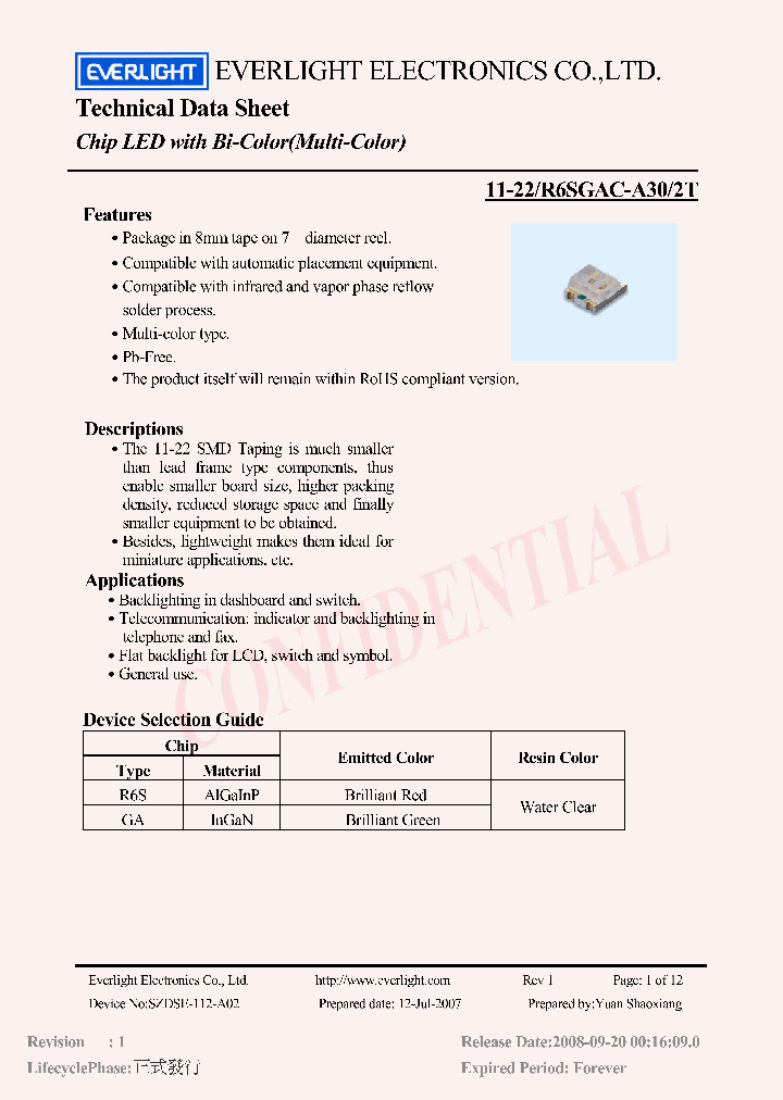 11-22-R6SGAC-A30-2T_1129004.PDF Datasheet