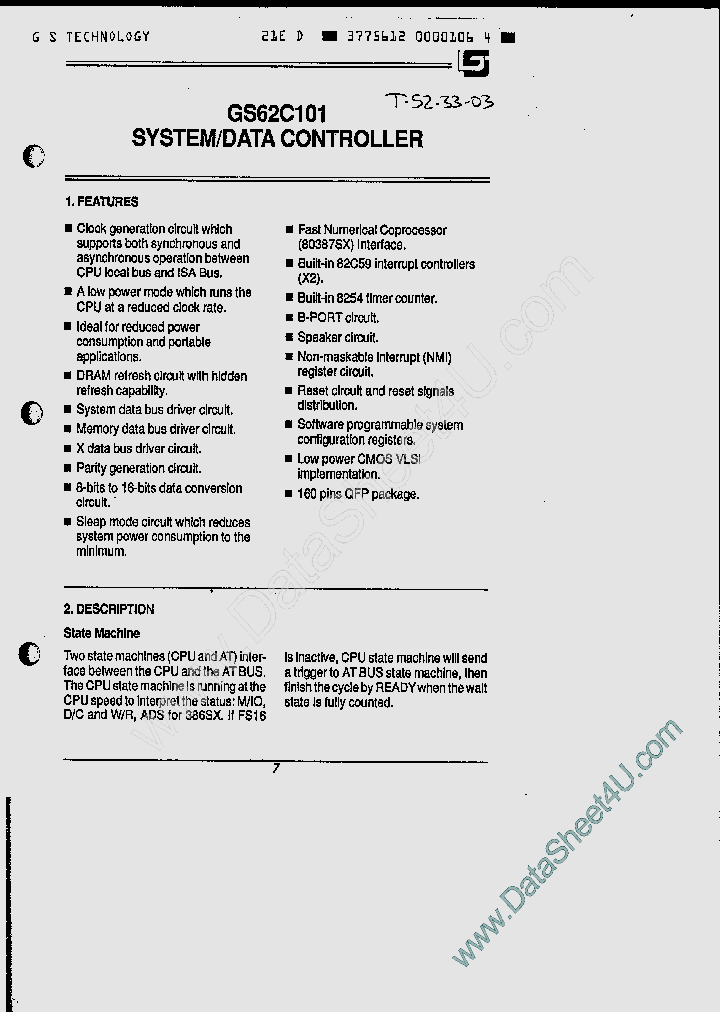 GS62C101_825642.PDF Datasheet