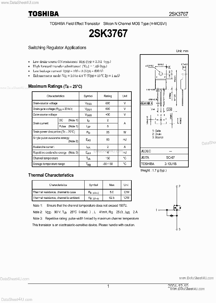 K3767_839258.PDF Datasheet