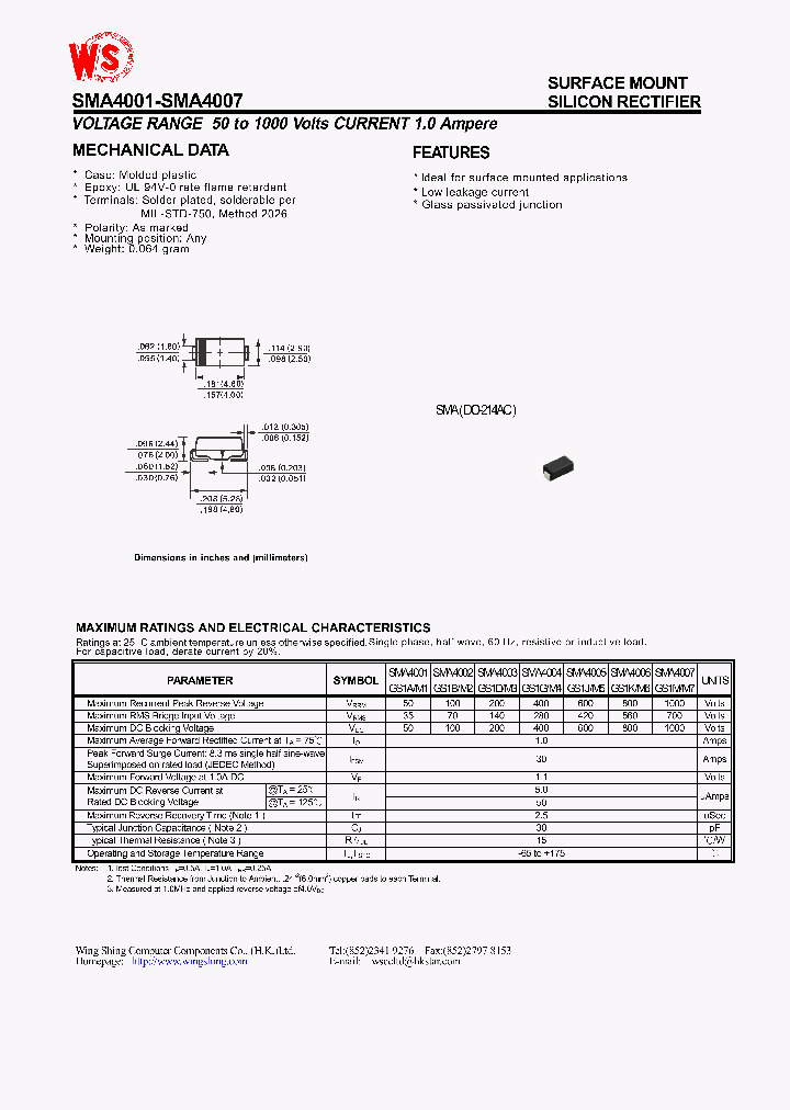 SMA4005GS1JM5_840140.PDF Datasheet