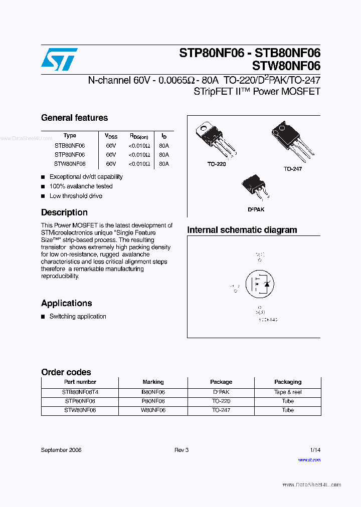 P80NF06_839451.PDF Datasheet