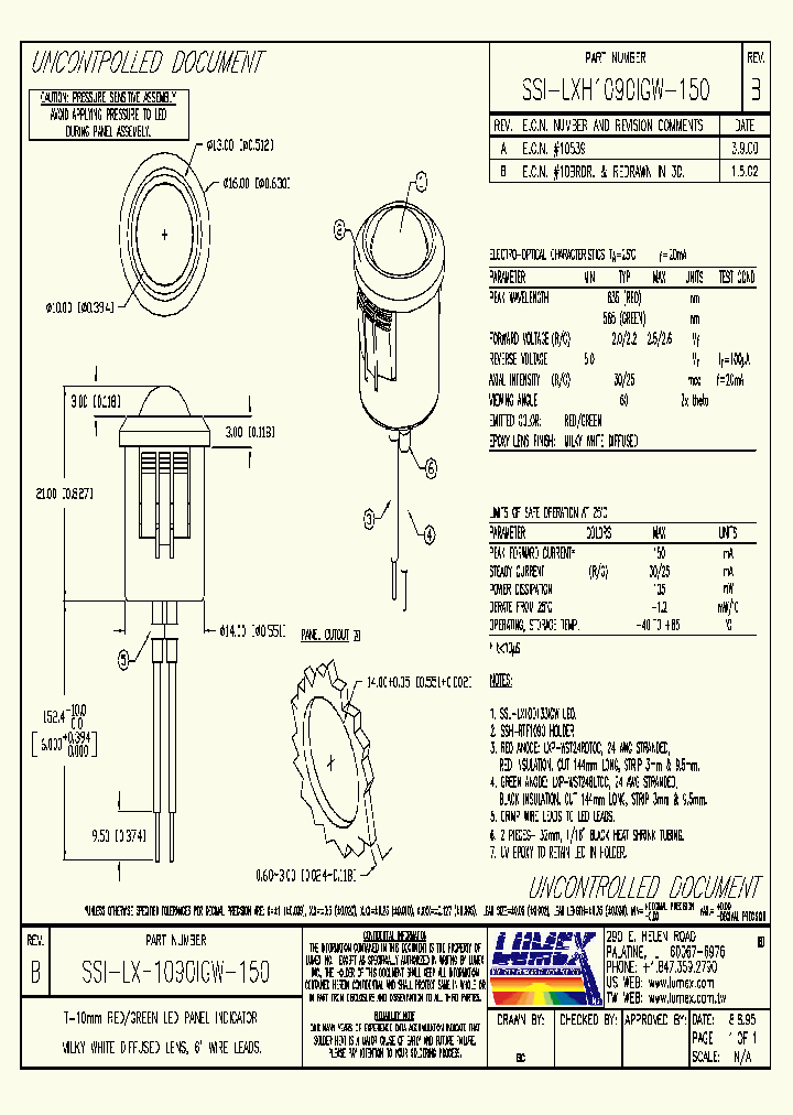 SSI-LXH1090IGW-150_714407.PDF Datasheet