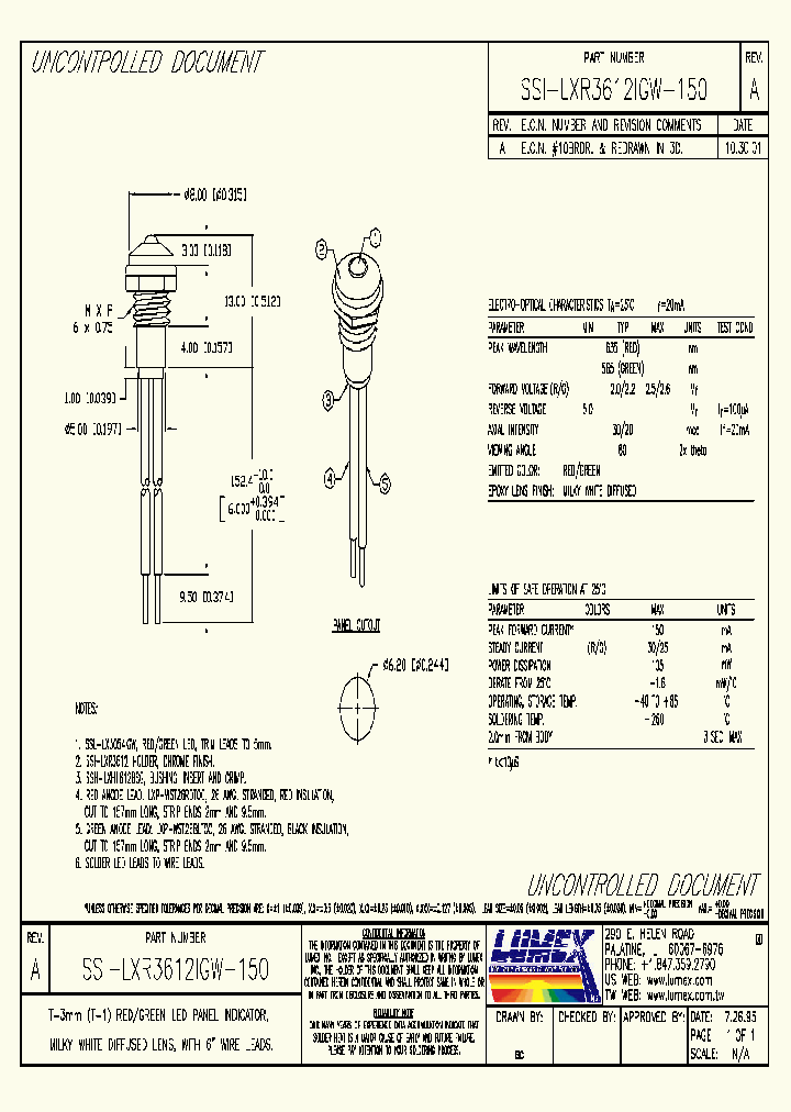 SSI-LXR3612IGW-150_714413.PDF Datasheet