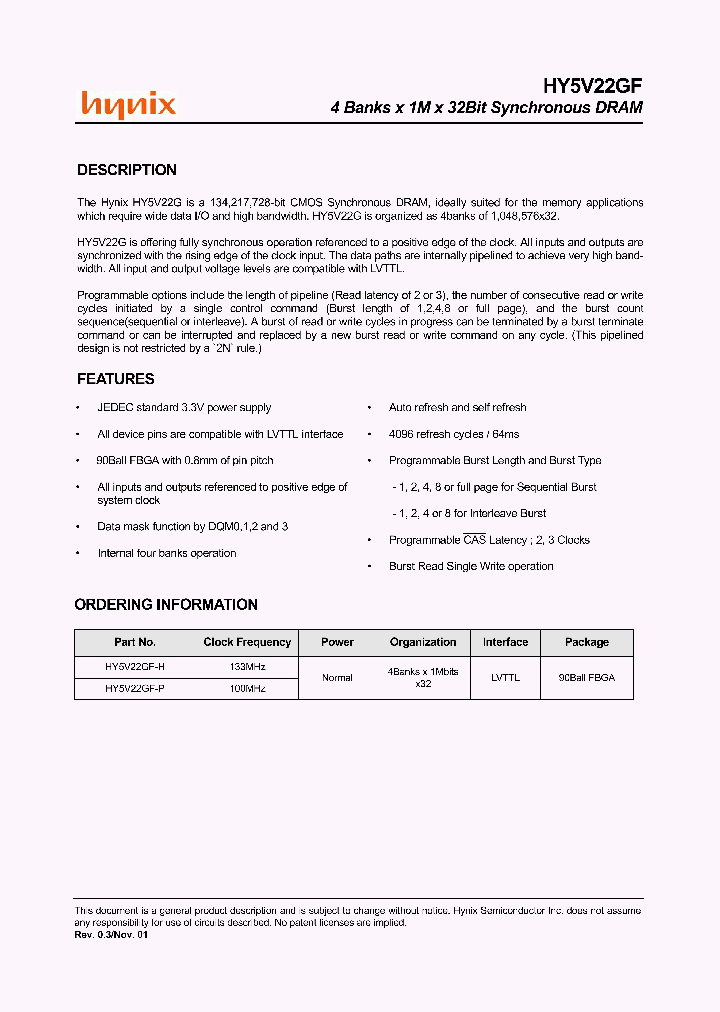 HY5V22GF_716286.PDF Datasheet