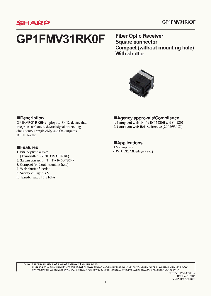 GP1FMV31RK0F_1157249.PDF Datasheet