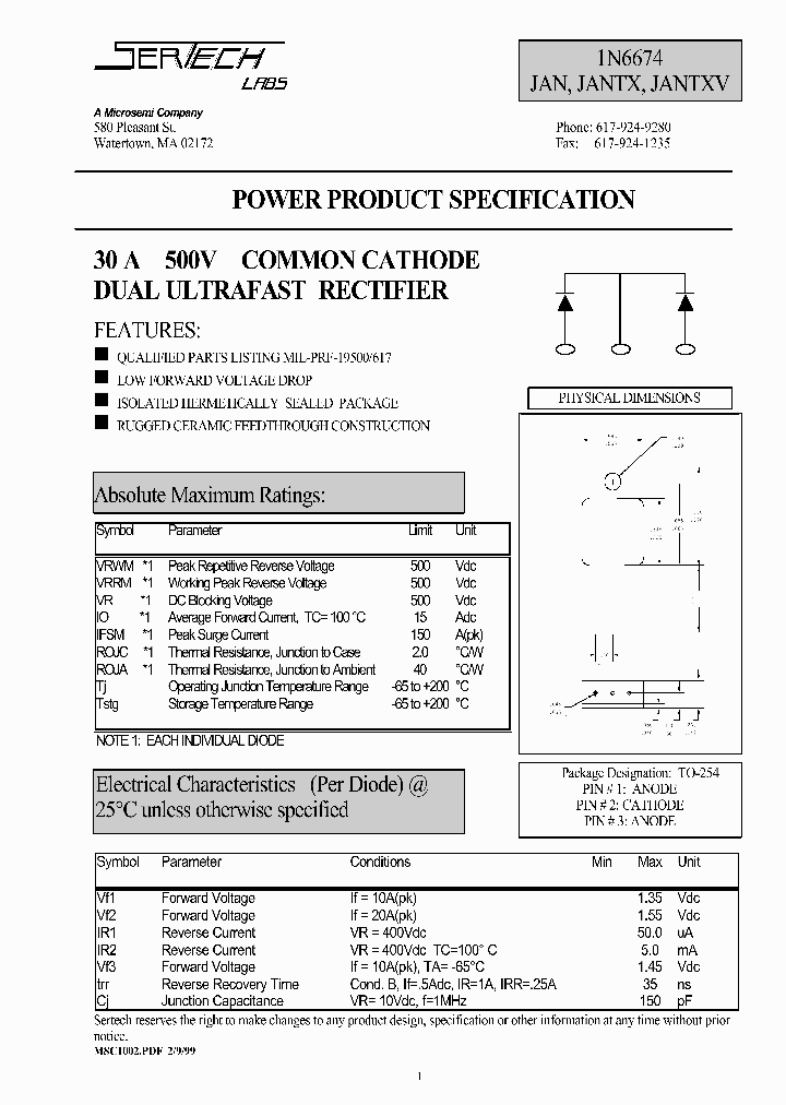 1N6674_1235189.PDF Datasheet