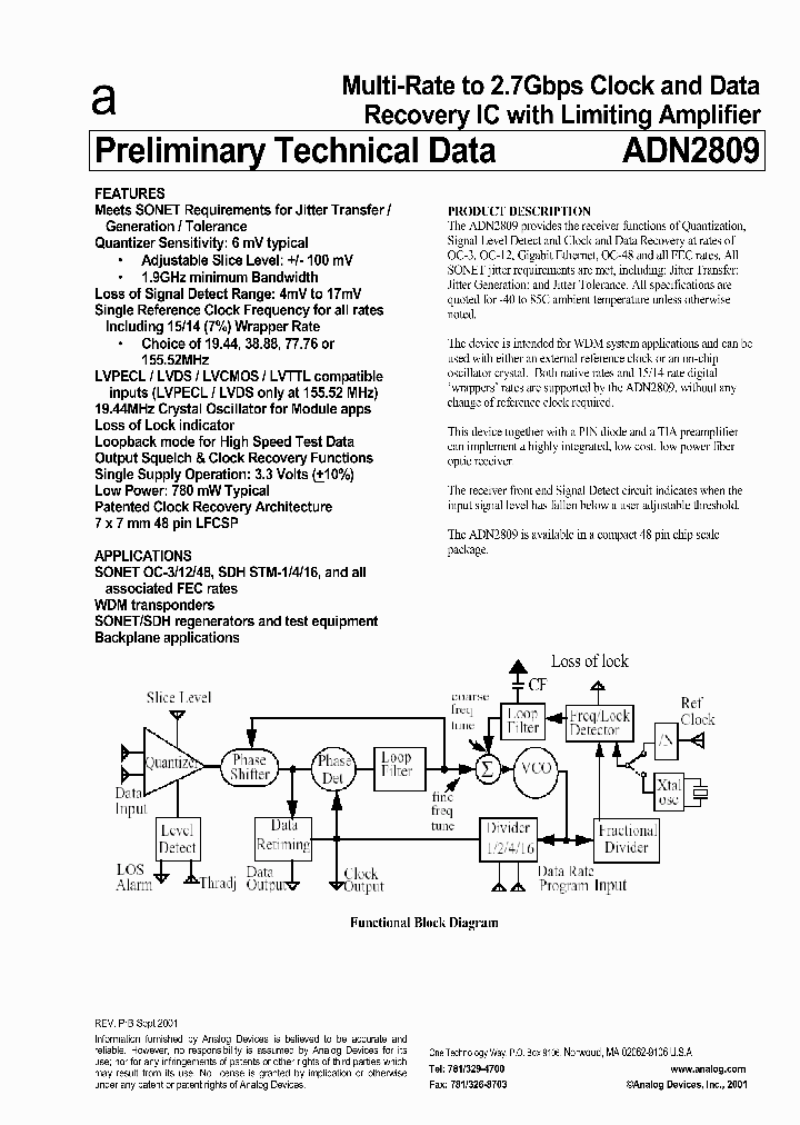 ADN2809XCP-RL_1246391.PDF Datasheet