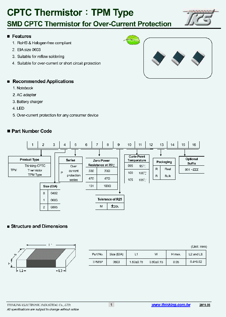 TPM1P221M100R_1230288.PDF Datasheet