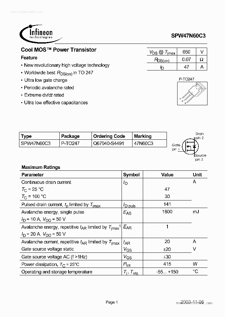 47N60C3_916798.PDF Datasheet