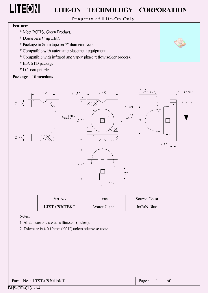 LTST-C930TBKT_1292972.PDF Datasheet