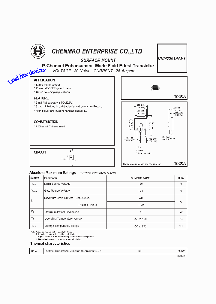 CHM3301PAPT_1303899.PDF Datasheet