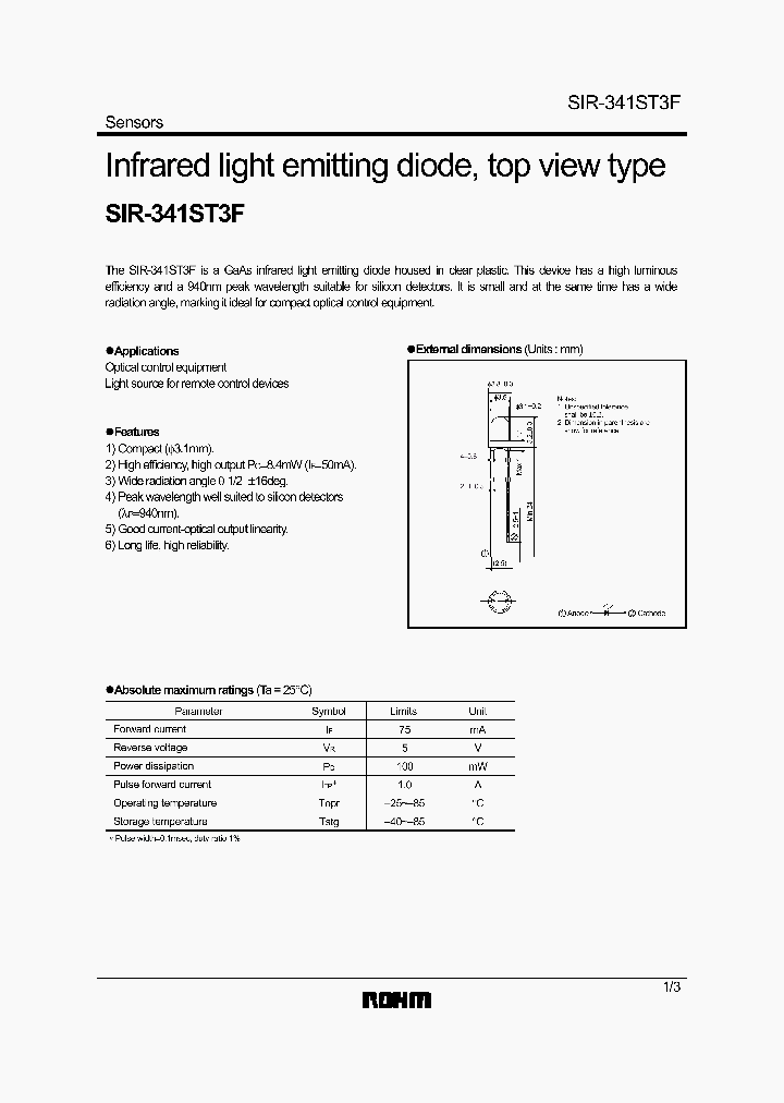 SIR-341ST3F_1318818.PDF Datasheet