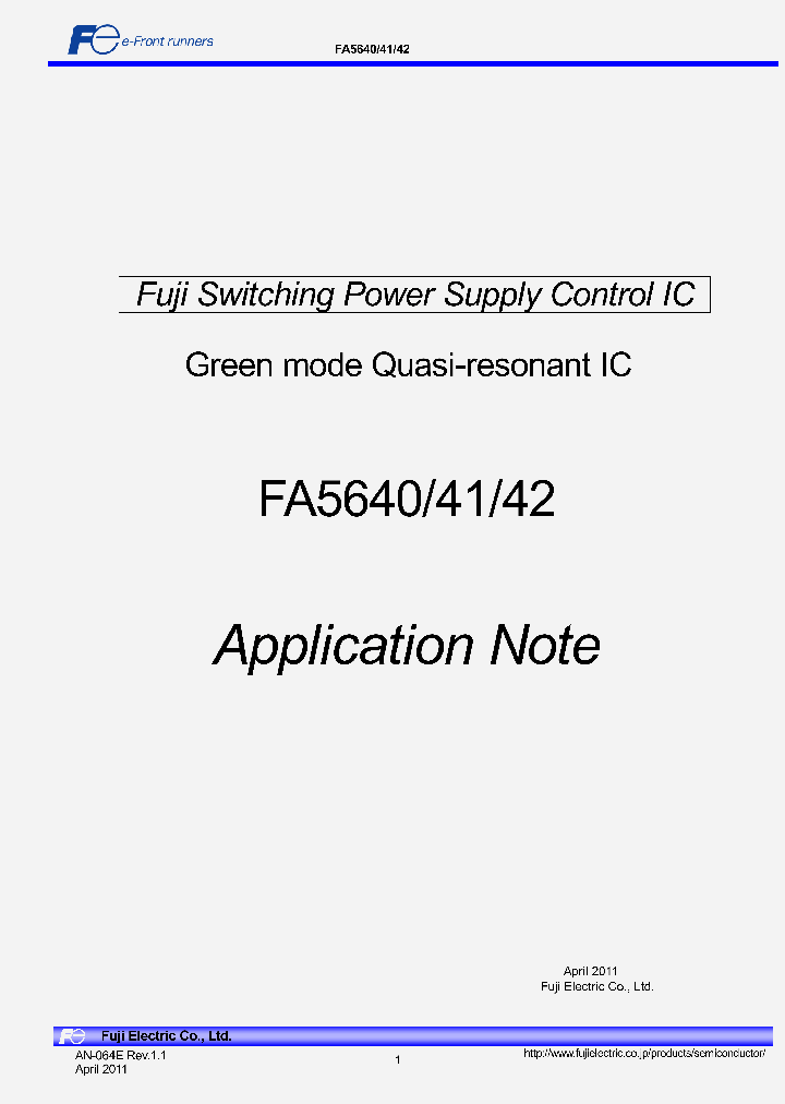 FA5640_1347166.PDF Datasheet