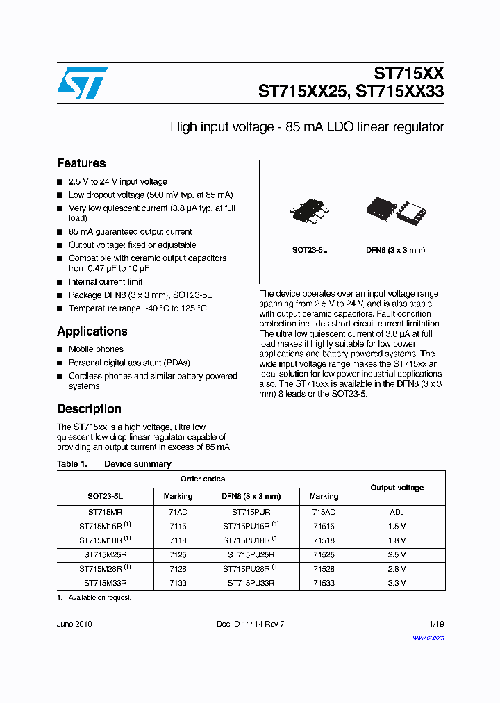 ST715XX25_1354200.PDF Datasheet