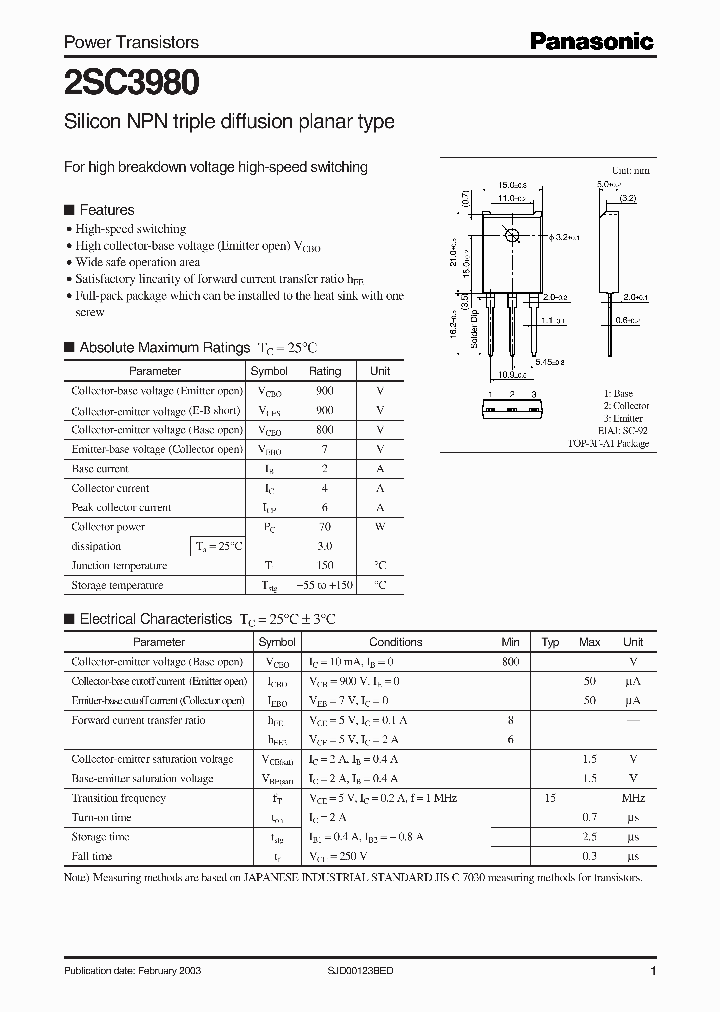 2SC3980_1356340.PDF Datasheet