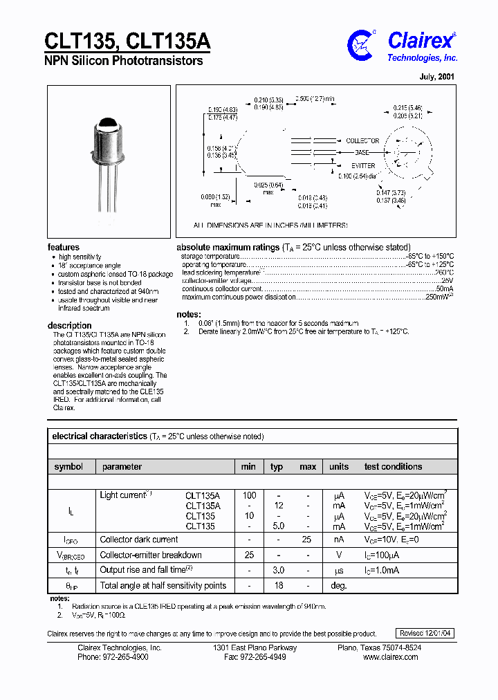 CLT135_1360009.PDF Datasheet