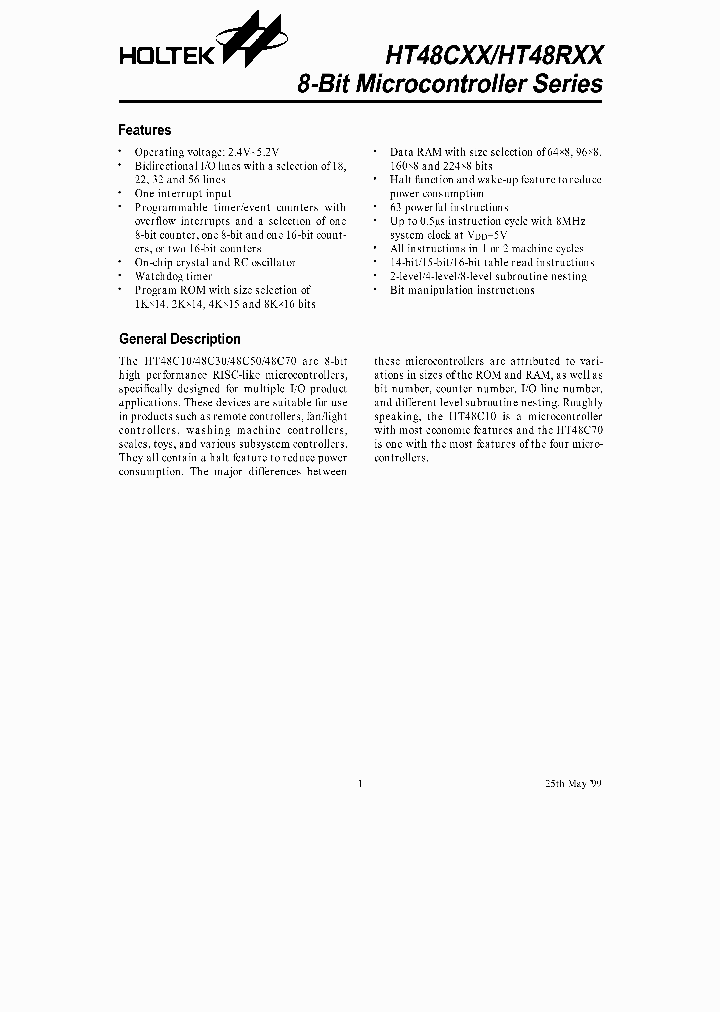 HT48R50-28SDIP-B-0_802308.PDF Datasheet