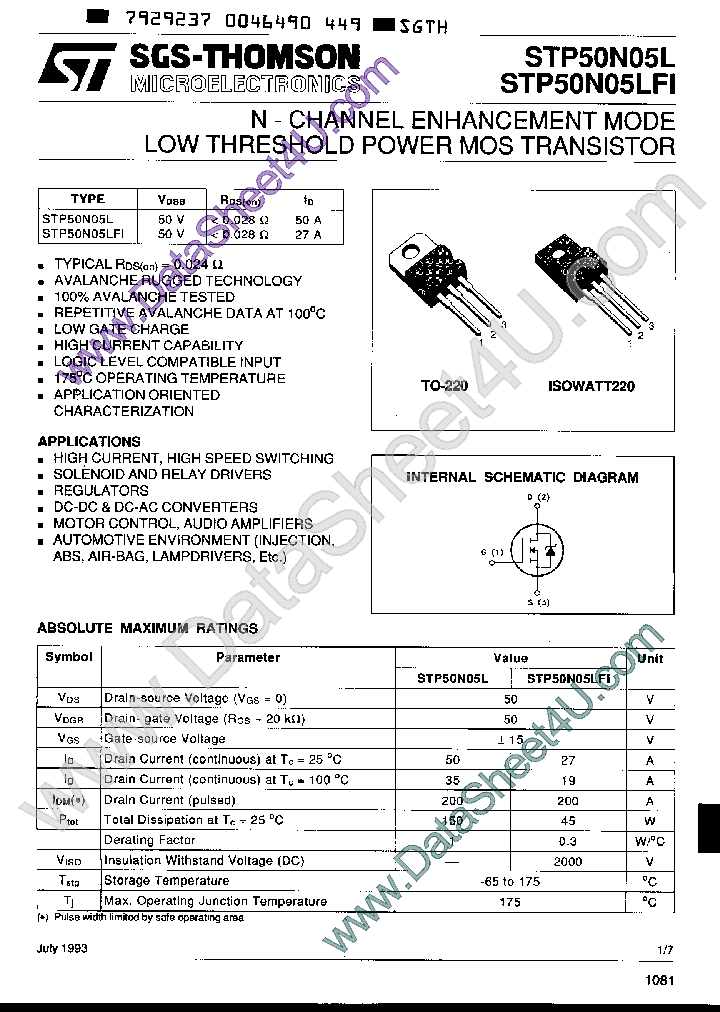 STP50N05L_1051298.PDF Datasheet