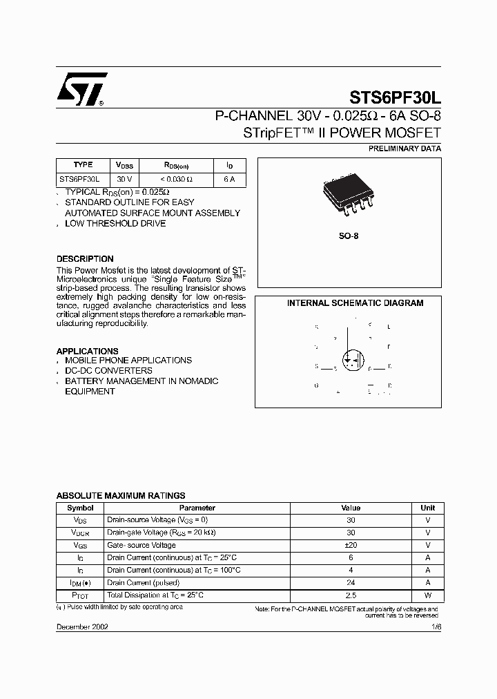 STS6PF30L_1400481.PDF Datasheet