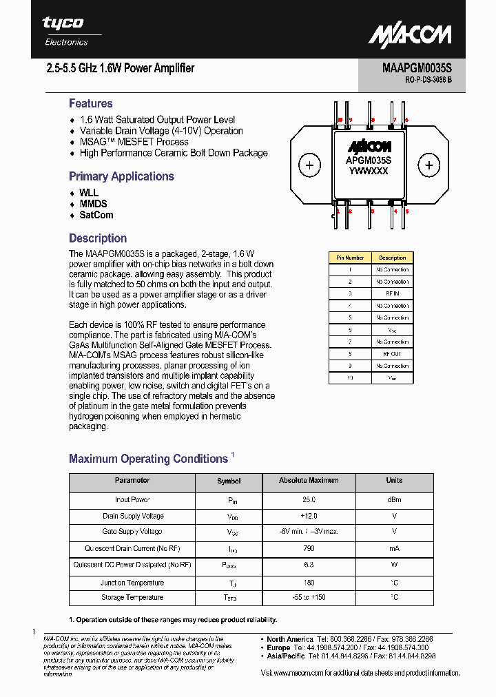 MAAPGM0035S_1375200.PDF Datasheet