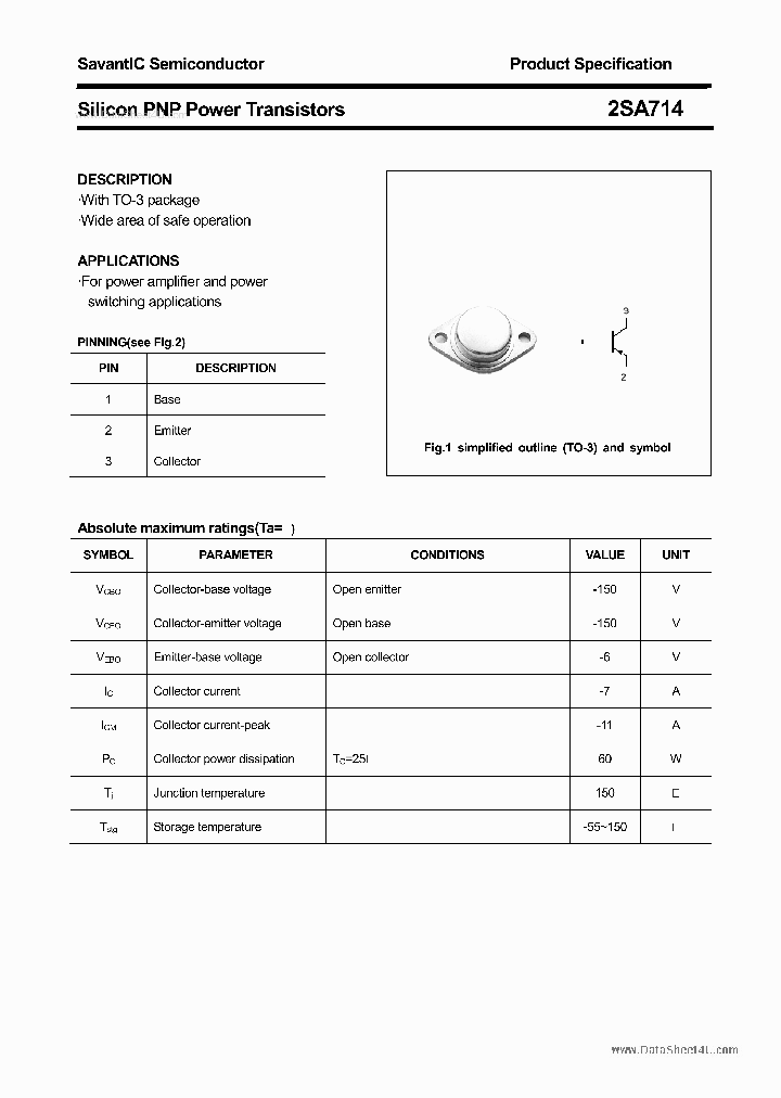 2SA714_1100587.PDF Datasheet