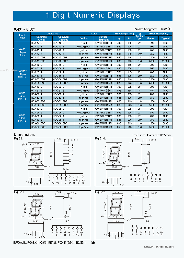 HDA-43XX_1216747.PDF Datasheet